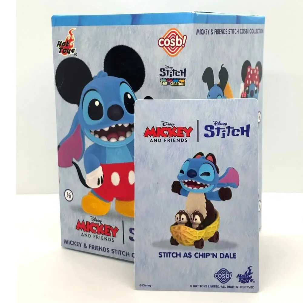 Disney x Cosbi x Mickey & Friends Fancination, Chip'N Dale Stitch Figure - New